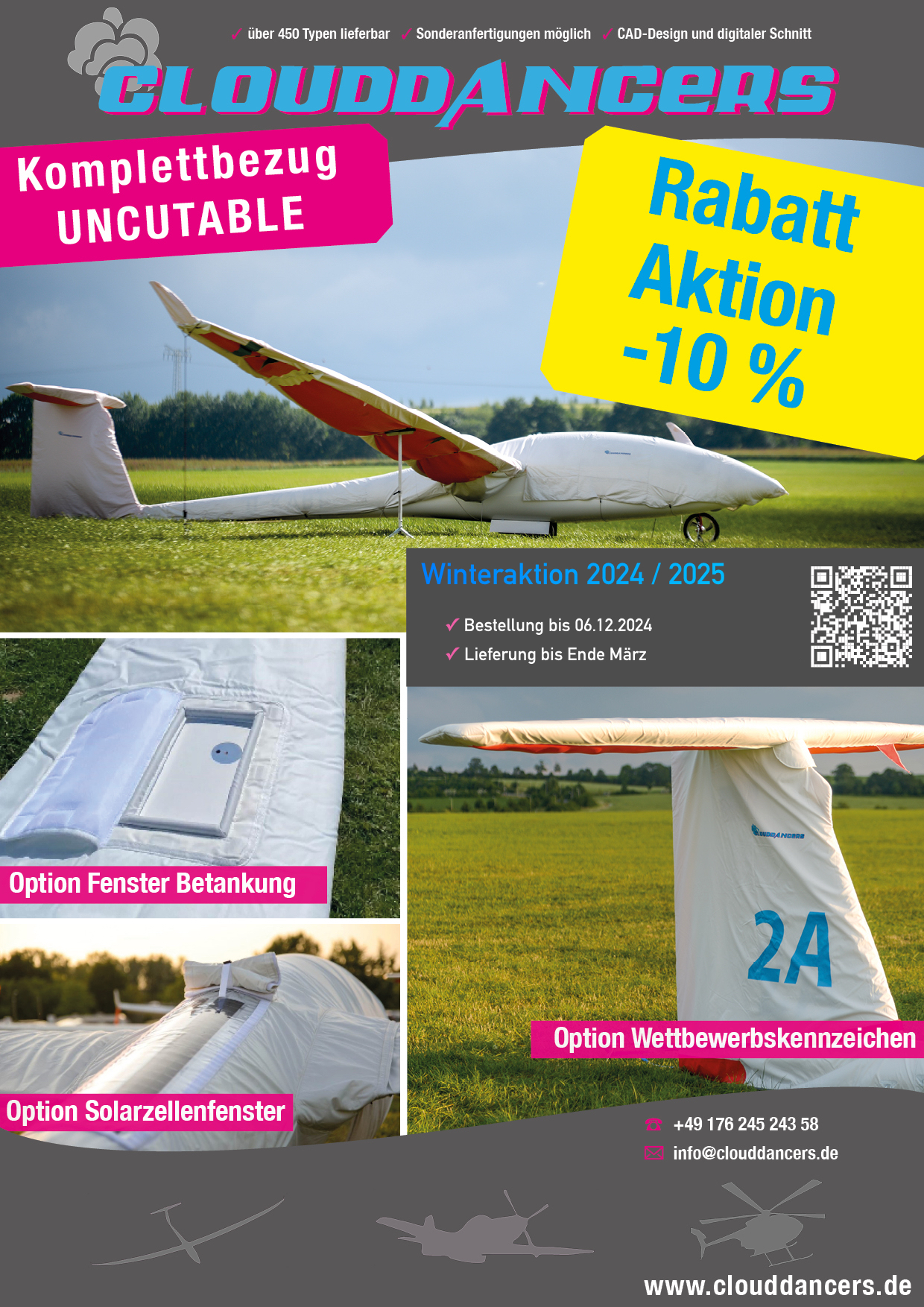 280ShelterEasyPole＆ShelterWINDOWCOVER Winteraktion 2024/2025 - Clouddancers